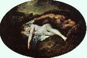 Jupiter and Antiope Jean-Antoine Watteau